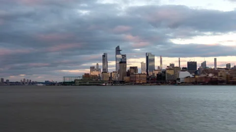 Hudson Yards Hyperlapse Stock Footage 236423720