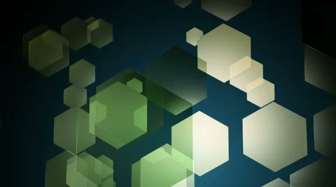 Hue moving hexagons Stock Footage 52762498