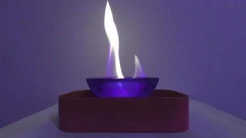 Hue of the violet flame Stock-Footage 86513643