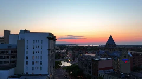 Hues of Orange - Syracuse, NY Video stock 336466528