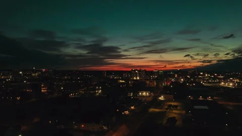 Hues of the Sunset - Syracuse, NY Stock Footage 336558623