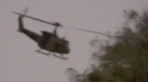 Huey helicopter Stock Footage 848083