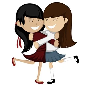 Hug collection Stock Illustration