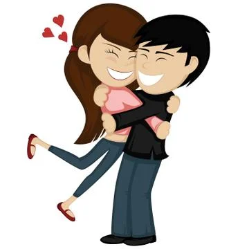 Hug collection Stock Illustration