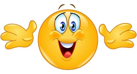 Hug emoticon Stock Illustration