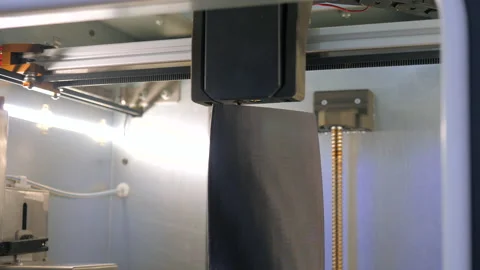 A huge 3D printer. Media.A numerically controlled machine that makes everything Stockbeeldmateriaal 203909452