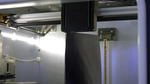 A huge 3D printer. Media.A numerically controlled machine that makes everything Foto stock
