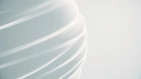 Huge 3D sphere with wavy surface on dark background Stock Footage 145950458