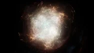 Huge And Bright Explosion Stock Footage