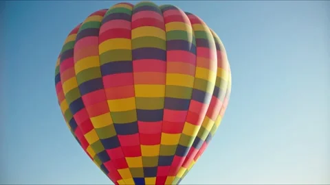 Huge balloon taking off the ground Stock Footage 134667520
