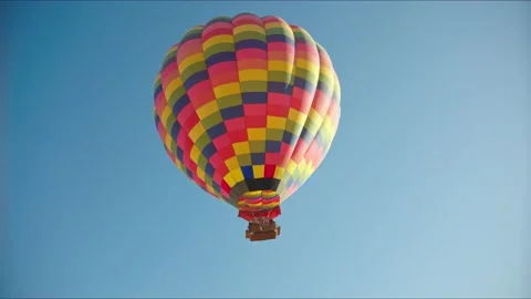 Huge balloon taking off the ground Stock Footage 134667546