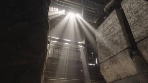A huge boiler for burning coal at a thermal power plant Video stock 313429178