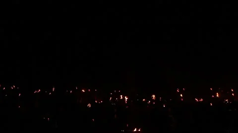HUGE BONFIRE -TIMELAPSE Stock Footage 995866