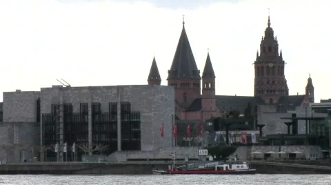 Huge cathedral Stock Footage