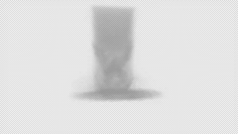 Huge cinematic Waterfall with transparent background Stock Footage 270379366