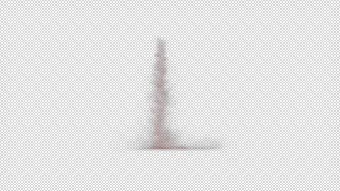 Huge cinematic Waterfall with transparent background Stock Footage 270379637