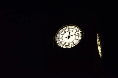 Huge clock face Stock Photos