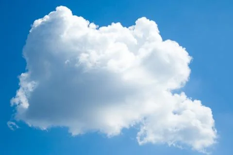 Huge clouds in blue sky Stock Photos