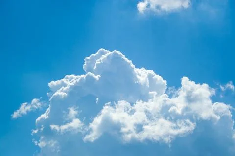 Huge clouds in blue sky Stock Photos
