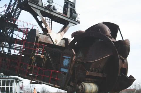 The huge coal mining machine Stock Photos