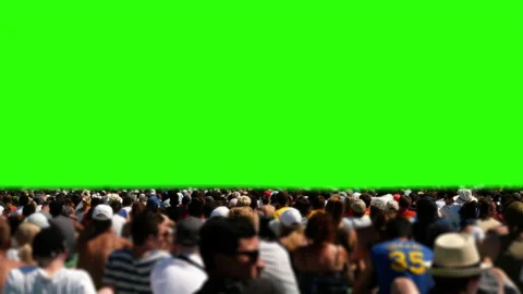 Stadium Crowd Green Screen Stock Video Footage | Royalty Free Stadium ...