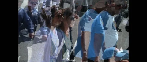 Huge Crowd Marching for Gaza on August 9 2014 London UK 0174 Stock Footage 144254439