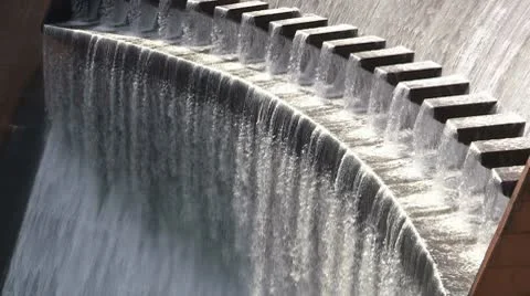 Huge Dam 10 Stock Footage 10608962