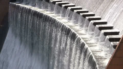 Huge Dam 7 Stock Footage 10608956