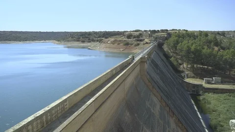 Huge Dam in Spain Video stock 97798646