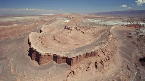 Huge Dome Shaped Rock Formation in Ataca... | Stock Video | Pond5
