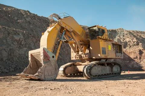 Huge Excavator. Mining Stock Photos