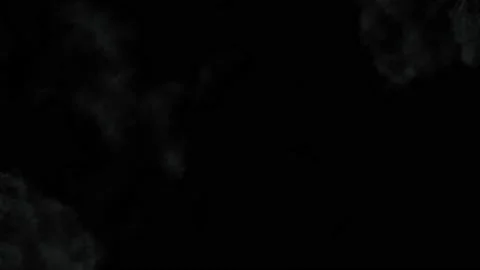 A Huge explosion filling entire frame in front of black background Stock Footage 155300929