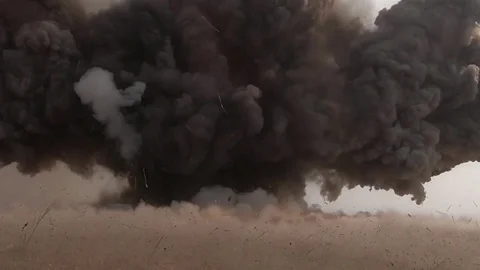 Huge Explosions Series Three Stock Footage