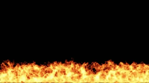 Huge Fire Wall Stock Footage 11625618