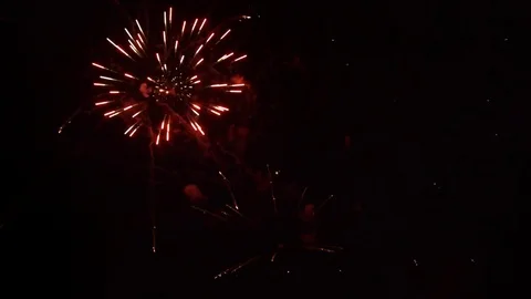 Huge Fireworks Video stock 75391520