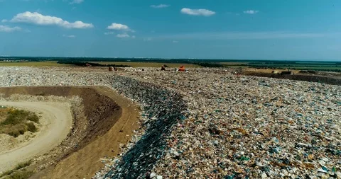 A Huge Garbage Dump, An Environmental Disaster Of Our Planet. Stockbeeldmateriaal 114470049