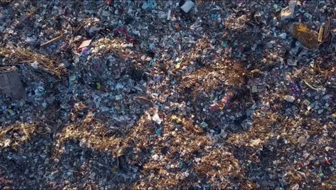 A huge garbage dump. Stock-Footage 130571523