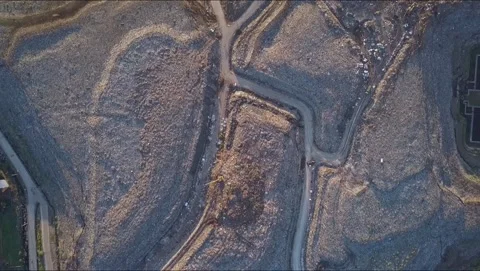 A huge garbage dump. Stock Footage 131263715