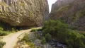 Huge Garni Gorge with basalt columns, tourist attraction in Armenia, nature 4k or 4k+ Resolution