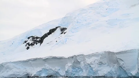 Huge glacier in Antarctica 3 Stock Footage 88285976