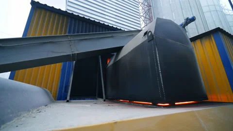 Huge hearth with burning fire inside. Flashes of fire seen in the gaps Stock Footage 165872198