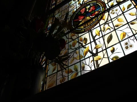 Huge historical windows Stock Footage 82627433