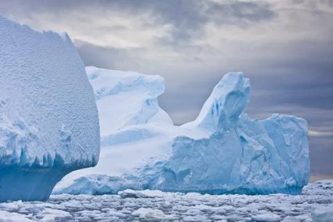 Huge iceberg in Antarctica Fotos Stock