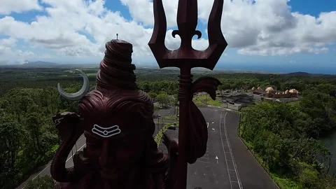 Huge indian statue Stock Footage 293201532