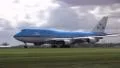 Huge KLM plane takes off HD Footage