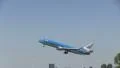 Huge KLM plane taking off HD Footage