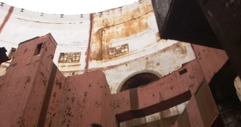 Huge metal structure Stock Footage 92656695