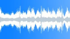 Huge ocean waves in heavy storm breaking on open sea loop Sound Effect