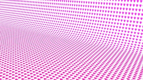 Huge Pink Hearts Printed Sheet Stock Footage 101249017