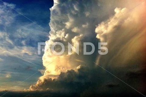 Huge Puffy Clouds Stock Photos